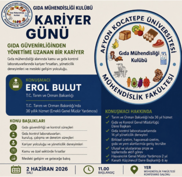 Gıda Mühendisliği Kulübü Kariyer Günü